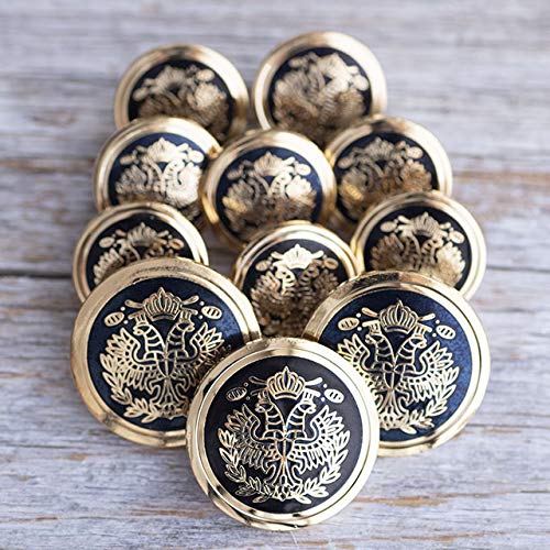 Amazon | 【丸型（エンブレム）】メタルエンブレムボタン ＃BT258 C